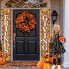 Friendsgiving Party Decorations Porch Sign Banner for Front Door Thanksgiving Hanging Door Banner Happy Friendsgiving Banner Fall Decorations for