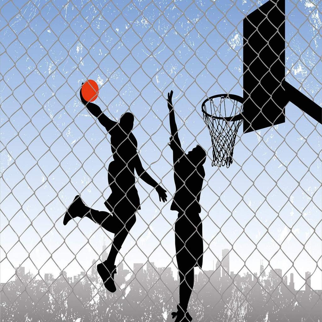 Youth Theme Three-Piece Quilt Cover 3D Digital Printing Bedding Set Basketball Bed Cover