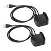 2Pcs Charger USB Charging Cable Dock Stand for Fitbit Versa 2 Health and Fitness Smartwatch
