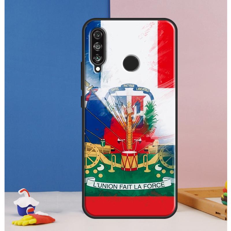 Haiti Haitian Flag For Huawei Nova 9 10 SE 12i 11i 8i 12s Y90 Y60 Y70 Y72 Y61 Y91 P20 P30 P40 Lite P60 Pro Case