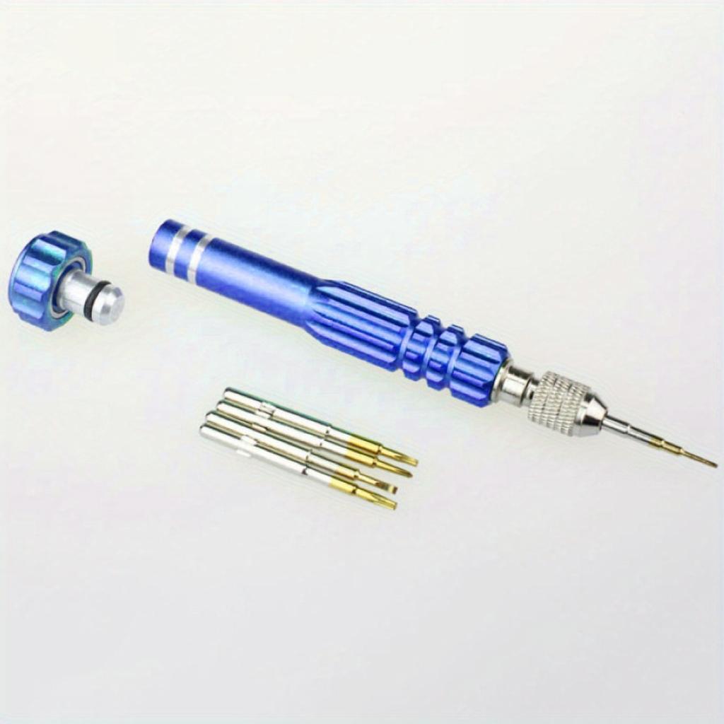 5 In 1 Precision Watch Glasses Maintennance Phone Repair Screwdriver Open Tool Set Kit