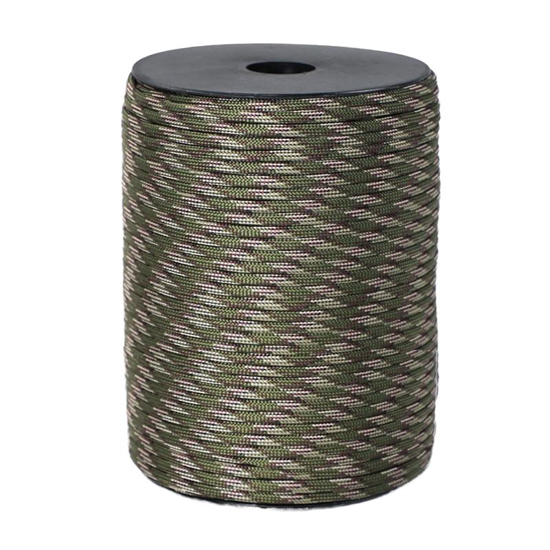 100m Umbrella Rope Outdoor Mountaineering Camping Emergency Survival Hand Woven Umbrella Rope 9 Core