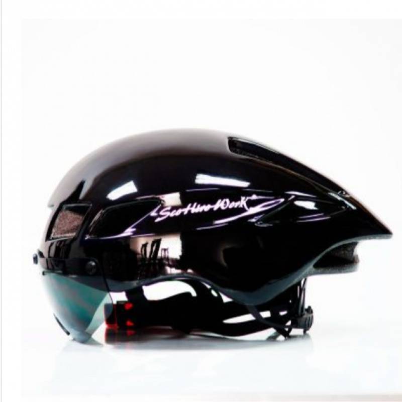 Очки велосипедный шлем интегрированный горный шоссейный пневматические очки роликовые коньки ветрозащитный электромобильный шлем