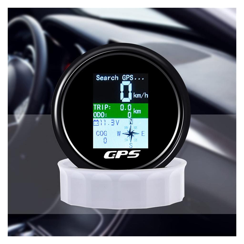 RVGVKPANAK 85mm GPS Speedometer Odometer Waterproof TFT. Digital Car Speedometer for Screen Travel C