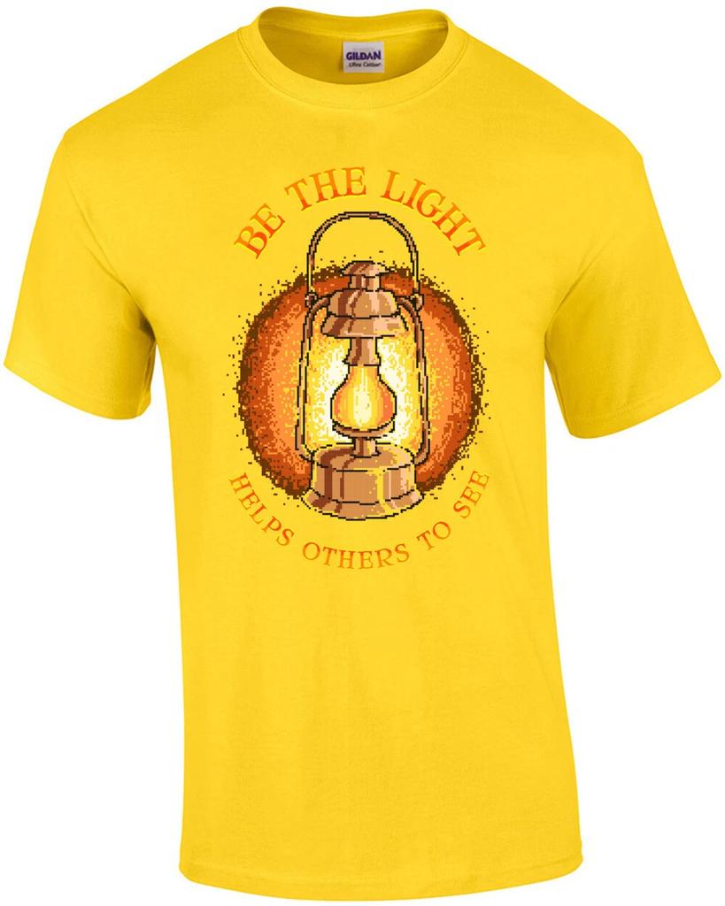 Be The Light Helps Others To See Retro Motivational T-Shirt