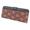 Inden Long Wallet Bundle L Thin Deerskin Purple X Pink Lacquer Hydrangea Pattern [Indenya] 2107-56-174