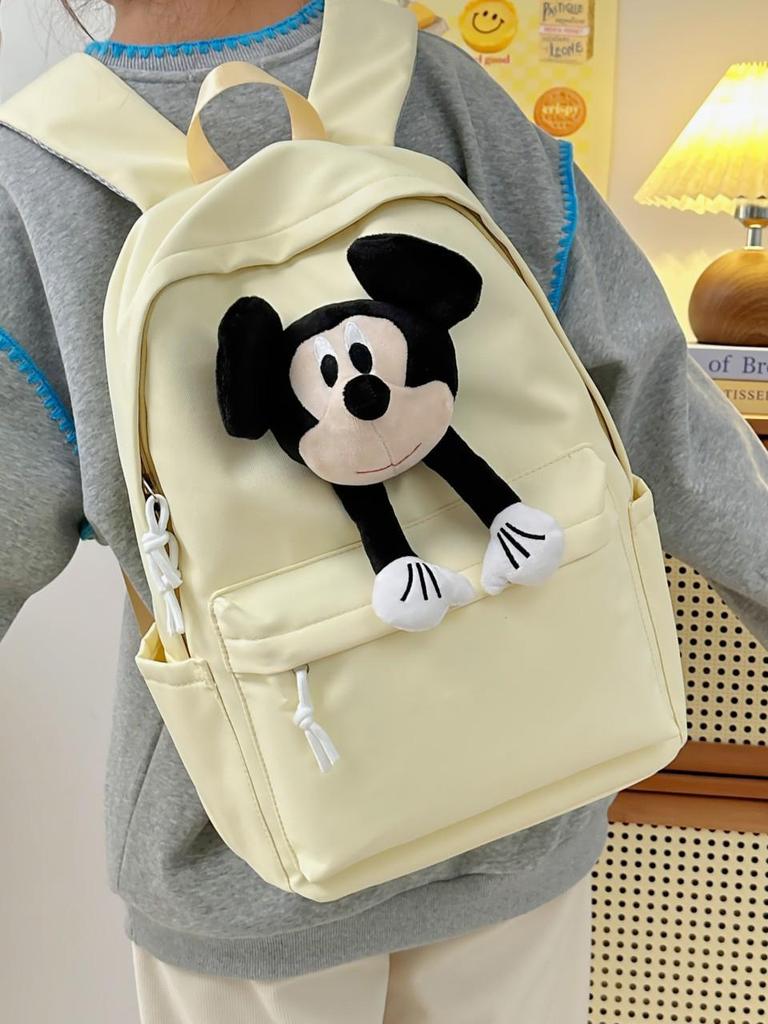 Рюкзак Микки 2025 с большим отделением для учеников средней школы, старшеклассников и студентов