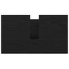 Black Bathroom Vanity Cabinet 60 x 34.5 x 60 cm