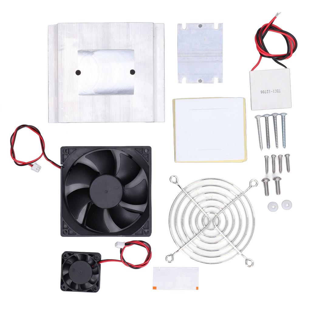 Refrigeration Cooler Dual Core Cooling Fan System Set Kit for Equipment 70W 4?6A