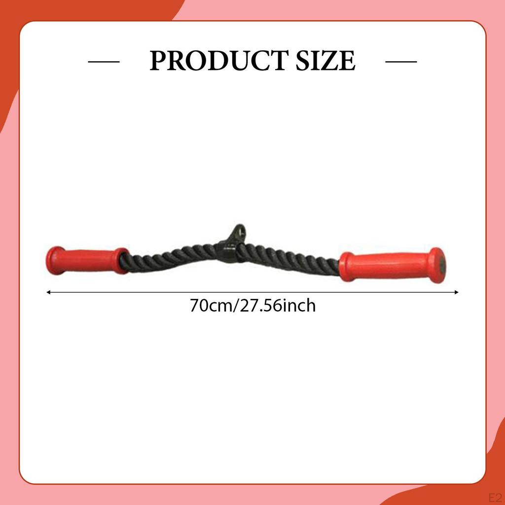 Канат для трицепса, тросовая насадка, аксессуары для тренажера, фитнес-оборудование с карабином для