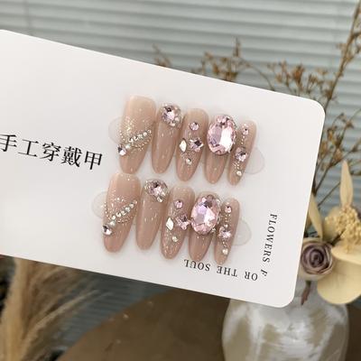 Чистая ручная работа стальная шариковая цепочка K9 розовый бриллиант City Love съемная носимая броня