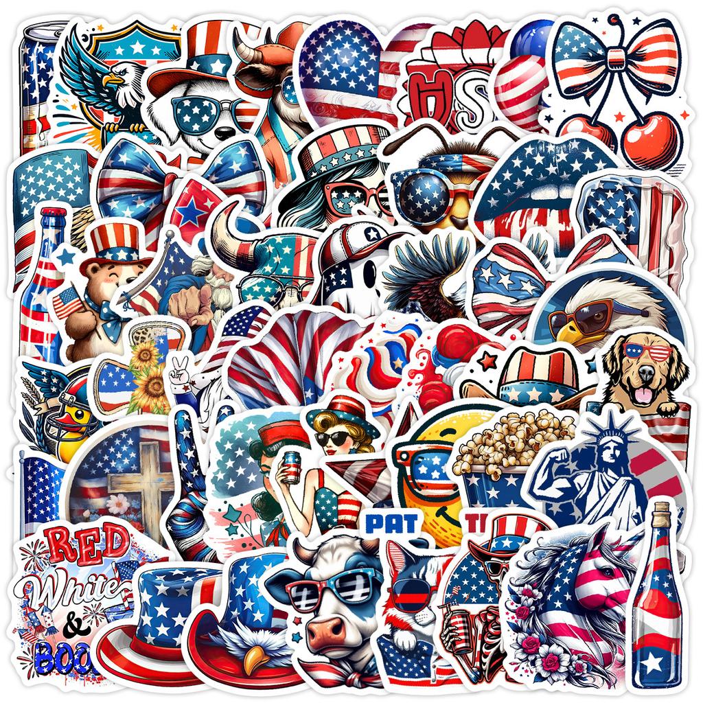 50 Nordic African Independence Day Graffiti Stickers Creative Welfare Day Stickers Water Cup Mobile Phone Waterproof Decorative Stickers
