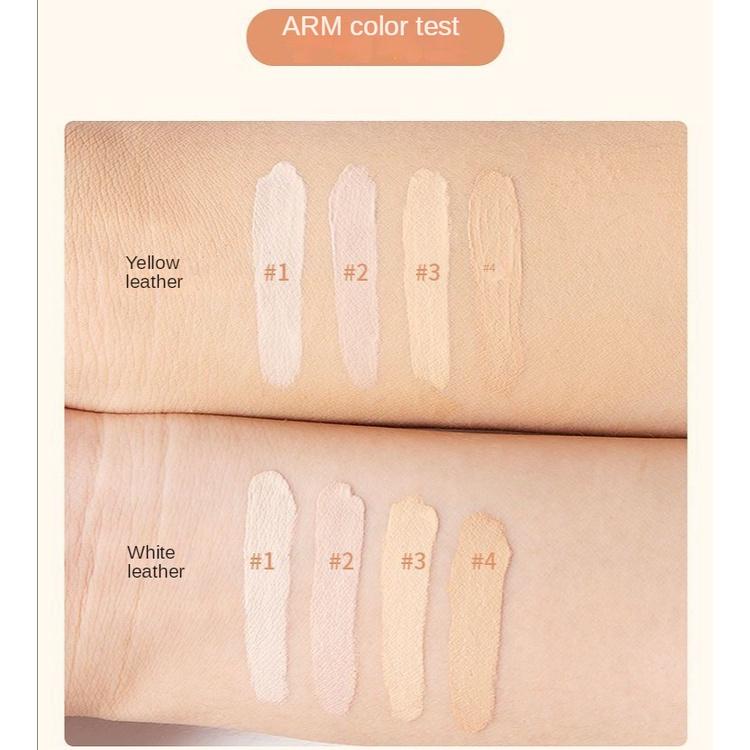 Concealer Natural Brightening Invisible Pores Hydrating Light Cream Skin Waterproof Concealer Foundation Oil Control Lasting Set Women's Makeup