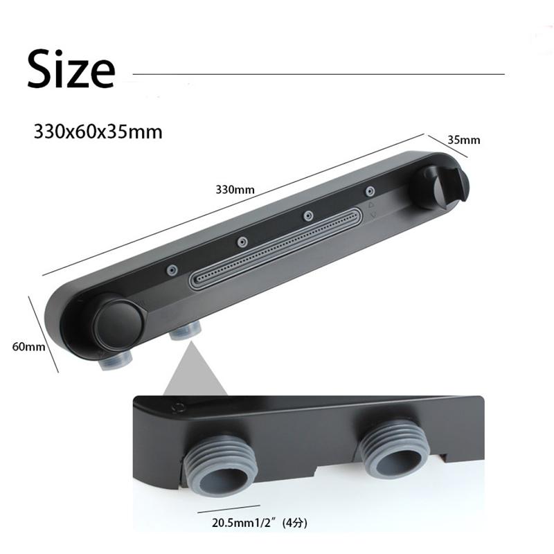 Bathroom Shower Head Massage Waist and Back Rinse Shower Head High Pressure Water Saving Anti Fall Bathroom Accessories