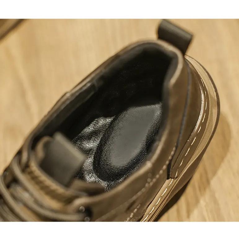 Мужские кроссовки Кожаная повседневная обувь