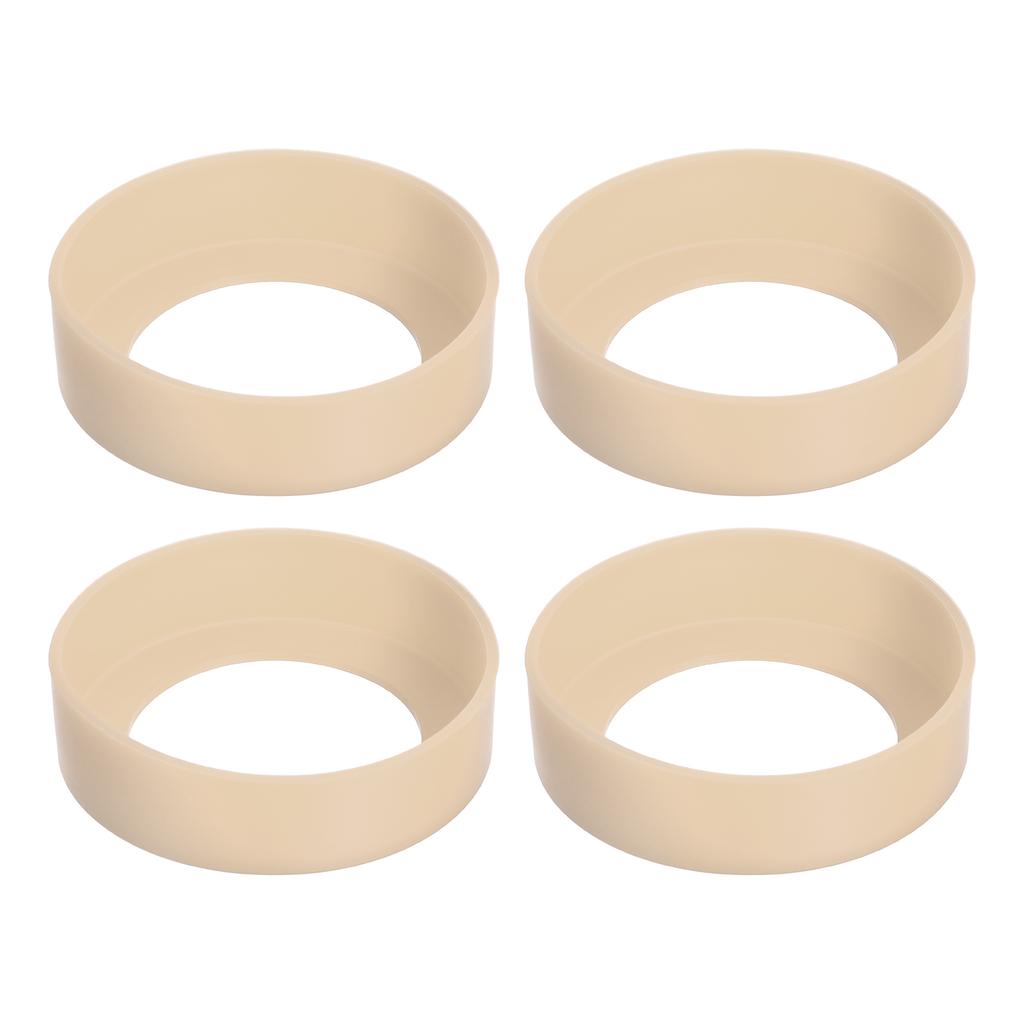 65mm Cup Holder Thermos Cup Base Protective Case Covers Pad Accessories  Silicone Cup Bottom Protective Cover Multicolor 4Pcs