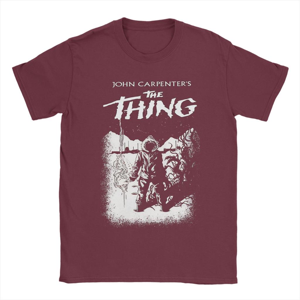 1982 jc The Thing Movie Unisex T Shirts Awesome Tee Shirt Short Sleeve O Neck TShirt Cotton Gift Idea Clothes