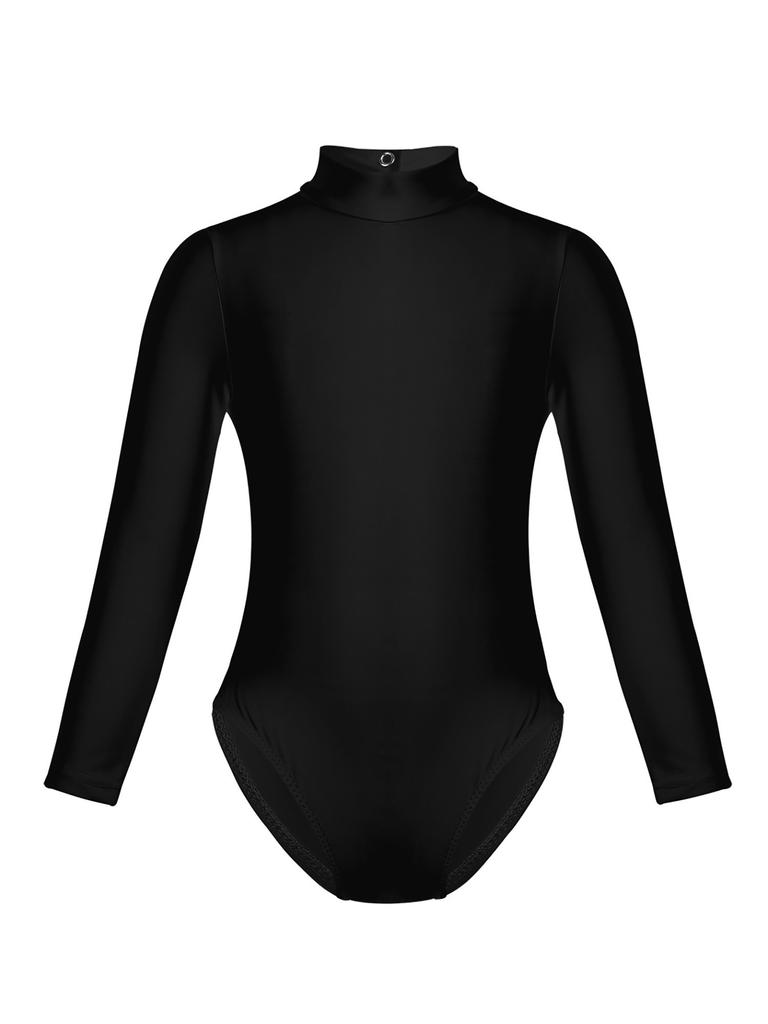 Детские гимнастические танцевальные спортивные комплекты для девочек, купальник с длинными рукавами и леггинсы, танцевальная одежда, наряды