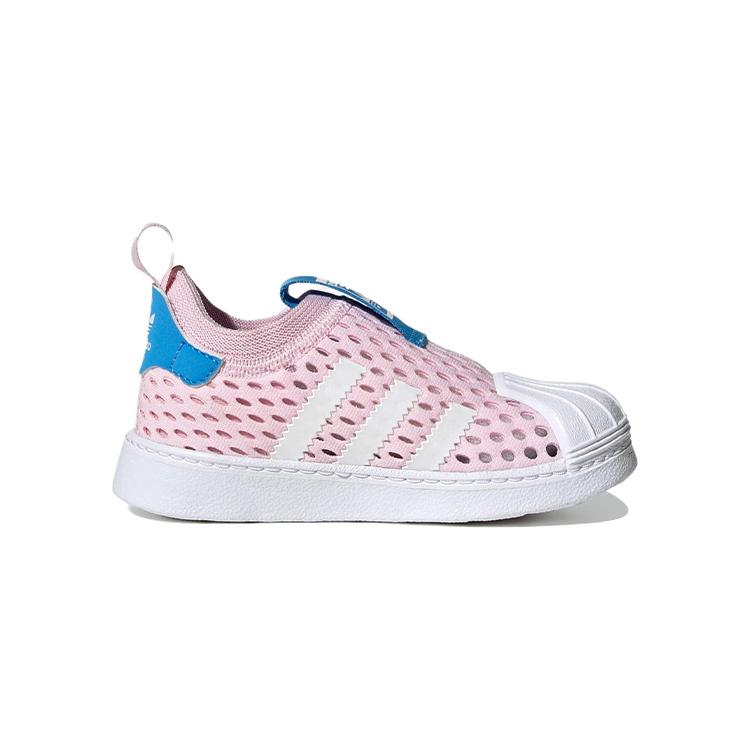 adidas Оригиналы SUPERSTAR 360 2.0 360 2 Низкие детские кроссовки Розовые для младенцев и малышей FZ5607
