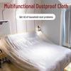 Plastic Dustproof Cover: Protects Furniture, Sofas, Beds, Reusable & Disposable Options