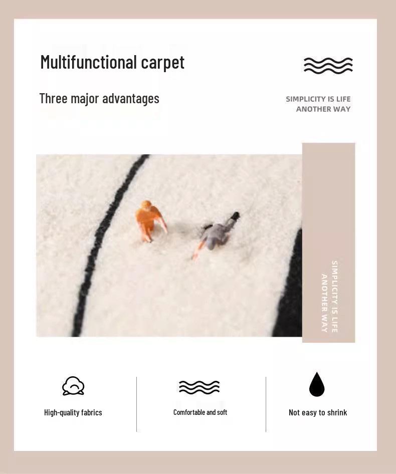 Розовый прикроватный коврик Hello Kitty из искусственного кашемира - Милый, Девичий, Нескользящий, Легко чистить, Износостойкий