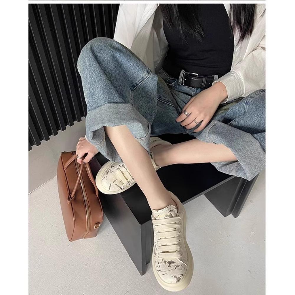 Женская повседневная спортивная обувь на толстой подошве