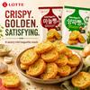 Французский сухарик Lotte 70 г, 2 вкуса | Хрустящая текстура, насыщенный сливочный вкус, удобный перекус