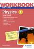 Книга AQA A-level Physics Workbook 1