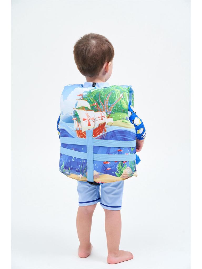 Детский спасательный жилет из пеноматериала с высокой плавучестью, идеально подходит для обучения плаванию