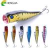 1 шт. Hengjia 14 г/9 см Topwater приманка-поппер пластиковые рыболовные снасти для пресной воды