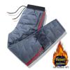 Men's Plus Velvet Thickened Cotton Trousers - Warm, Casual Autumn/Winter Sports Pants with Lambskin