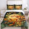 3pcs Christmas Wonderland Bedding Set, Including 1 Quilt Cover and 2 Pillow Shams, Without Filling, Soft and Comfortable Home Bedroom Fabric