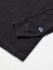 Champion Long Sleeve Black Sulfide Reverse Script Logo Size Men's T-Shirt, 9.4oz, 100% Cotton, Yarn, Weave® Embroidery, Off-Black, M, C3-Q417