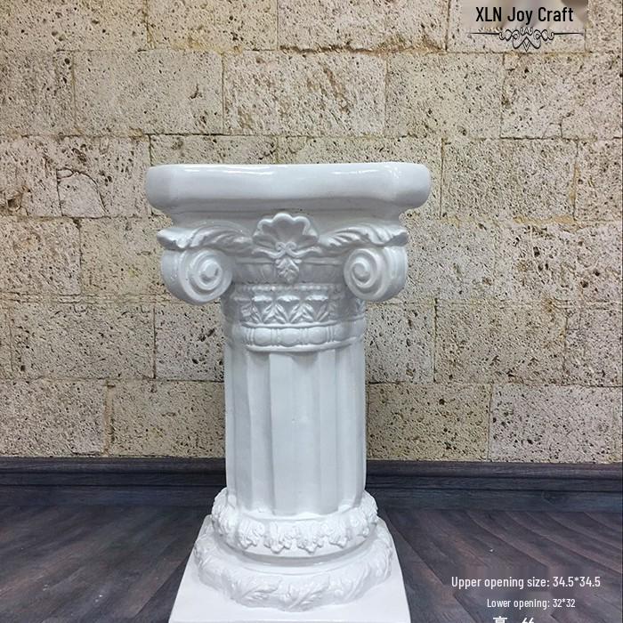 Свадебная золотая римская колонна подставка для цветов – Европейская полосатая трофейная стекловолоконная декорация