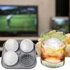 Ice Cube Mold Golf Ball Spherical Ice Mold Non-stick Flexible Silicone Ice Ball Maker for Home Kitchen Bar