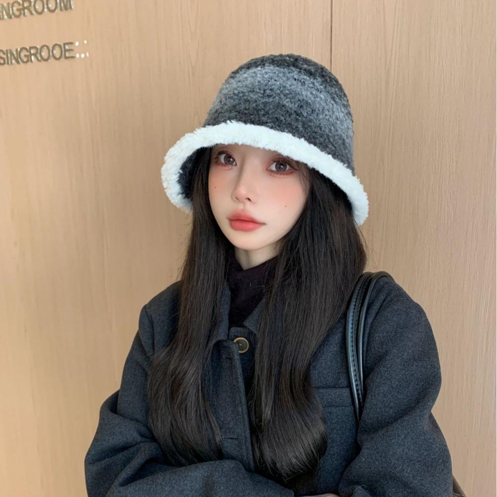 Зимняя теплая шапка-ушанка, морозостойкая шапка-рыбак, милая кепка-ведро, осень/зима