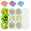 Silicone Baby Food Freezer Tray With Clip-on Lid Perfect Storage Container For Homemade Baby Food, Vegetable & Fruit Purees