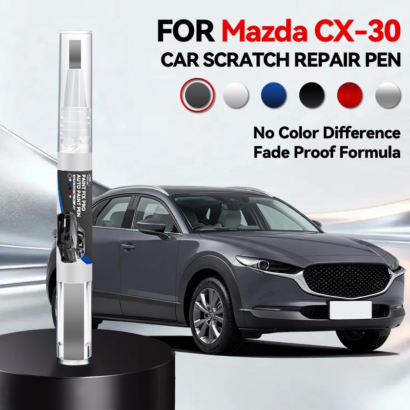 Для Mazda CX30 2019-2025 DM Ремонтная ручка для краски Подкраска Удаление царапин Сделай сам Автоаксессуары Черный Белый Серебристый Синий Коричневый Серый