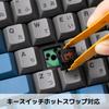 LEOPOLD FC750RBT GRAYBLUE Японская раскладка Kanaari Tenkeyless 91 клавиша Переключатель поддерживает горячую замену Питание от батареек AAA Новейший переключатель CHERRY MX2A