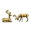 Creative Deer Desktop Ornament Sitting/Standing Position Elk Figurine  Mantle Display