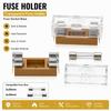 10Pcs/Set 5x20mm 6x30mm Fuse Holder With Cover AC250V Fuse Socket Base  for DIY Industrial Projects