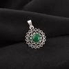 Green Onyx Cab Gemstone Pendant, 925 Solid Sterling Silver Jewelry, Handmade Beautiful Pendant For Wedding Gift
