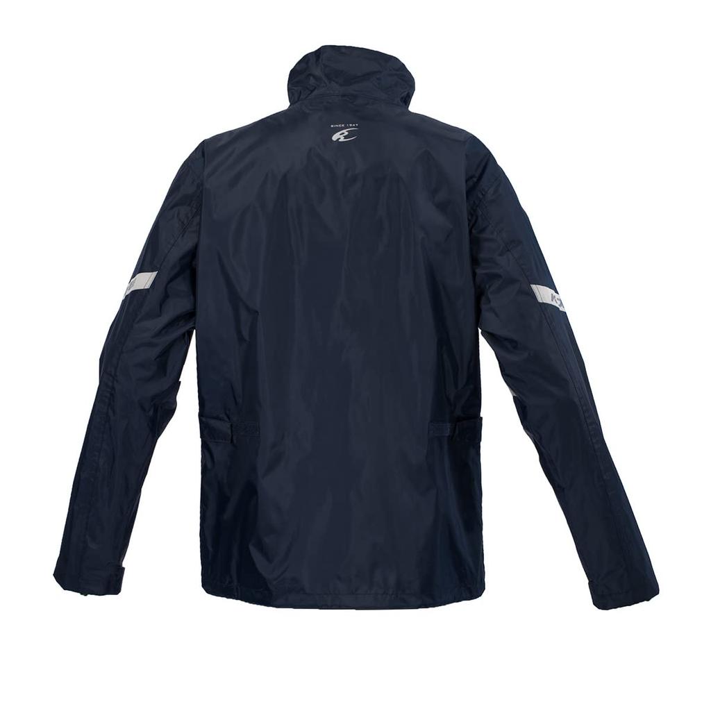 Komine RK-5433 Standard Motorcycle Rainwear, Navy, Size L