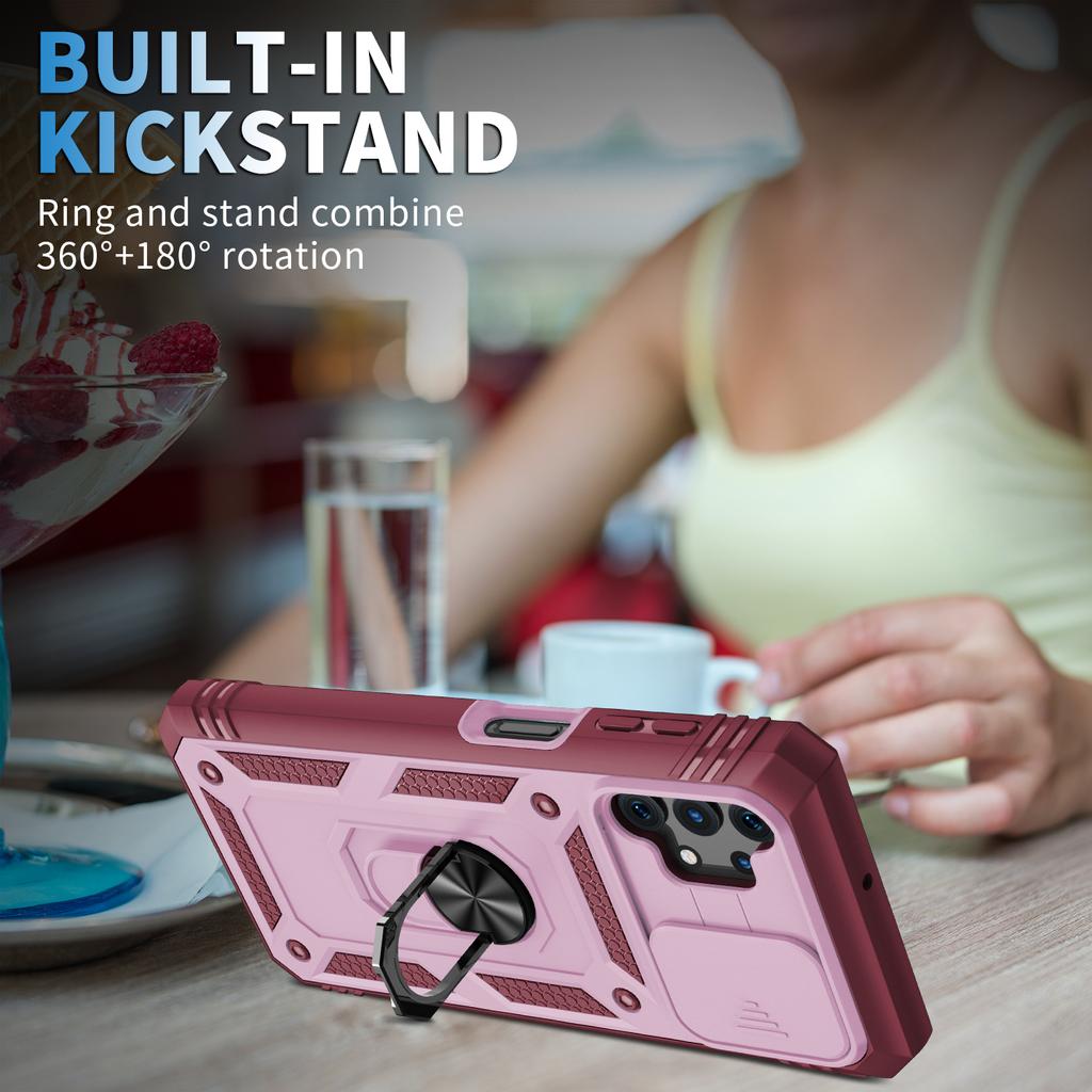 Жесткий защитный защитный чехол с подставкой для Samsung Galaxy S23 Ultra A54 A14 A53 A33 A52s A52 A13 A12 S22 Ultra 5g S21 Plus S20 Fe