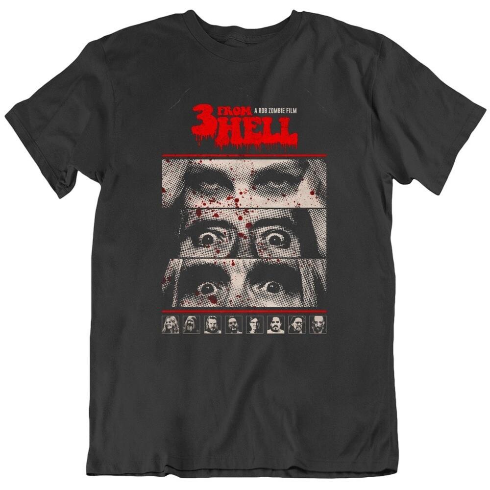 Cult Classic Horror 3 From Hell Movie Poster T Shirt