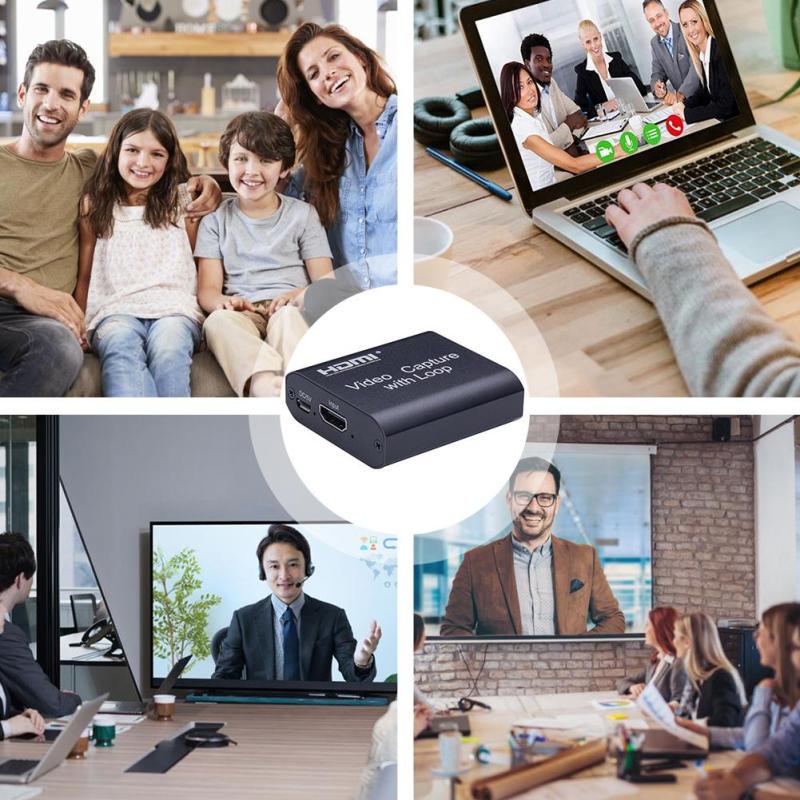 Карта захвата графики 4K HDMI-совместимая с коробкой видеорегистратора USB 3.0 для записи видео