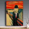Abstract Edvard Munch The Scream Famous Canvas Paintings Classical Scream Poster and Print Wall Art Pictures Home Decor Cuadros