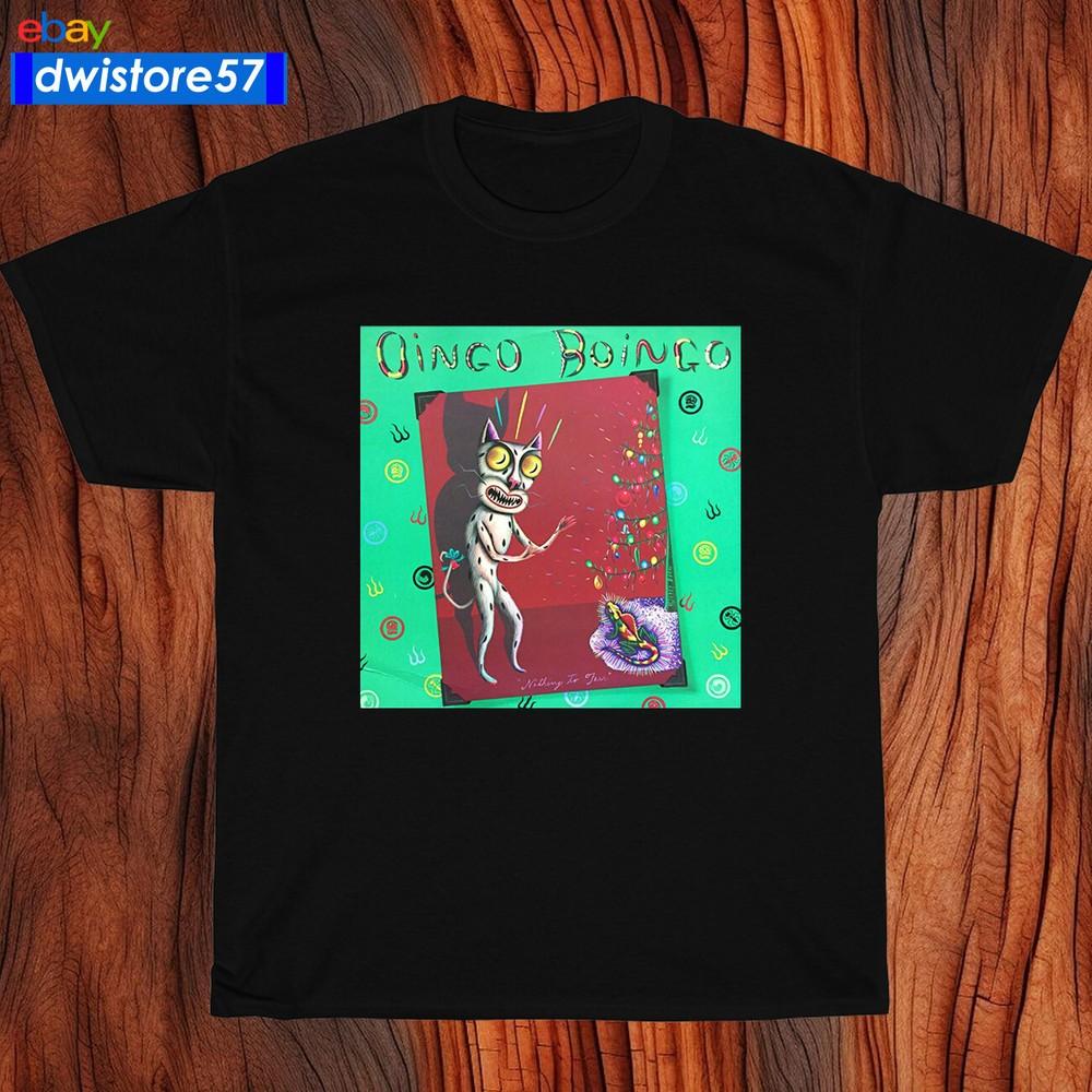 New Oingo Boingo Music Logo Black/Navy/Whi<wbr/>te/Sport Grey Men's T-Shirt S-5XL Unisex T-Shirt