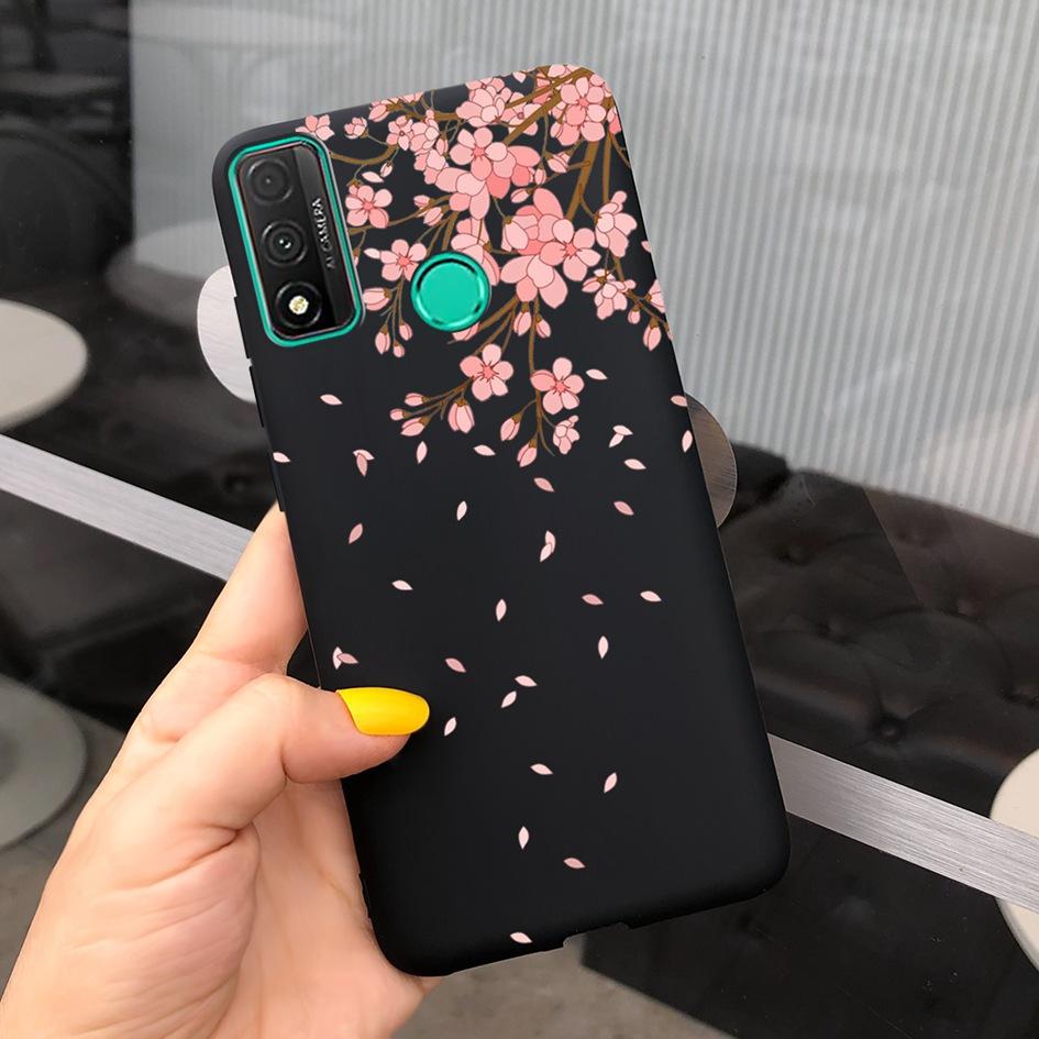 For Funda Huawei P Smart 2020 Case Coque Popular Lavender Flower Phone Case For Huawei P Smart 2020 6.21" Soft Shockproof Bumper