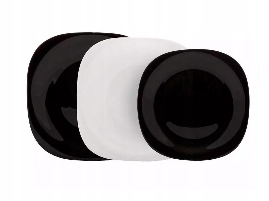 Luminarc Carine Neo Dinner Set (18 Pieces) Black And White 1 Pc